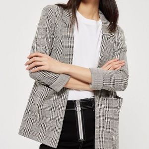 Topshop Petite Check Blazer